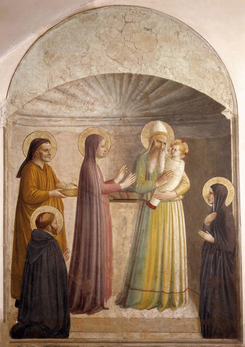Představení v chrámu - Fra Angelico