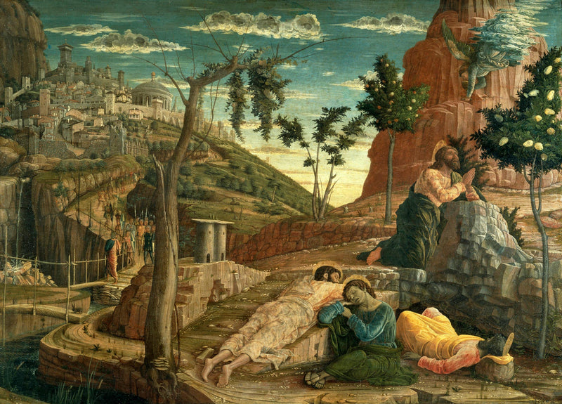 Modlitba v olivovém háji - Andrea Mantegna