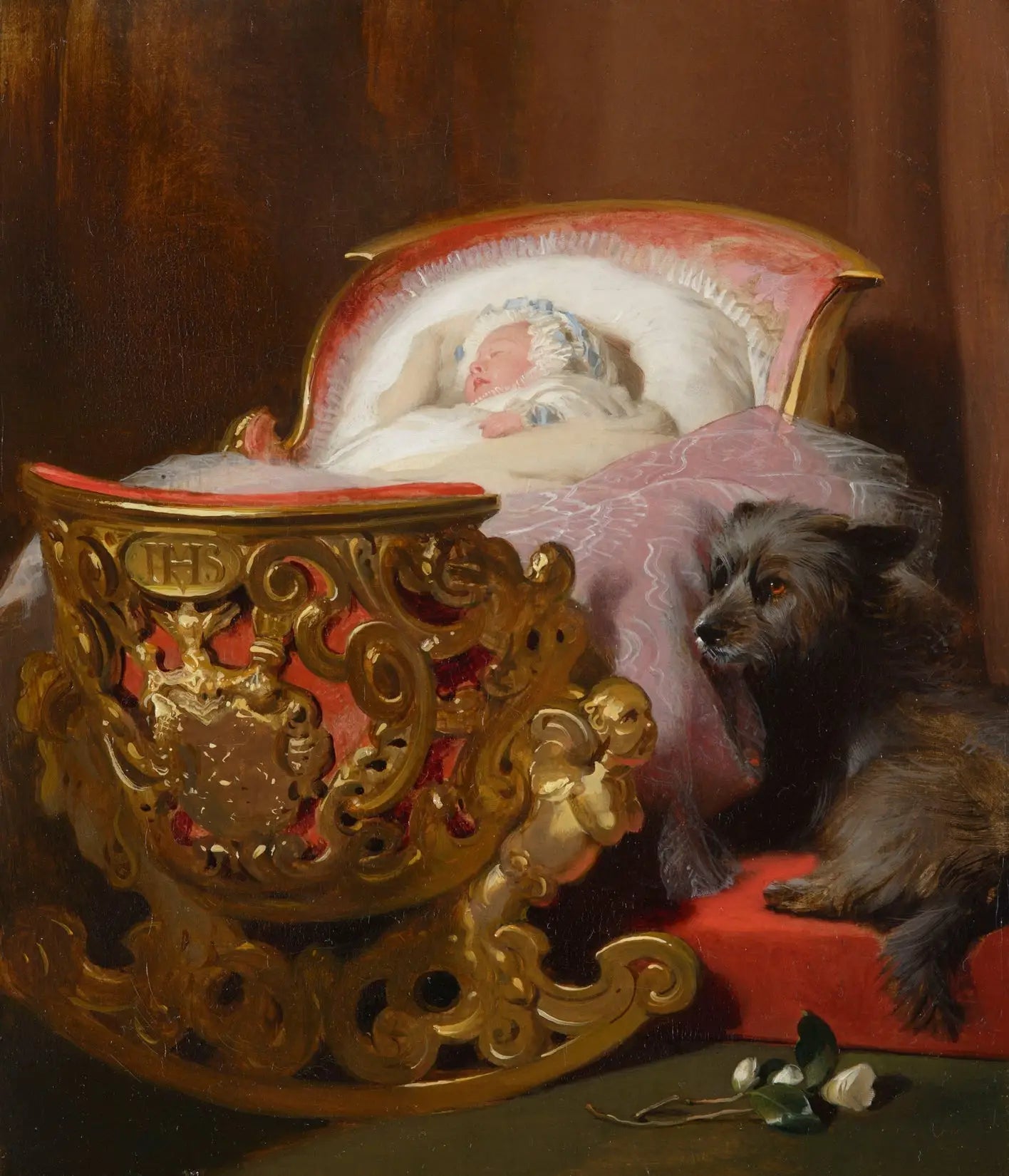 La princesse Alice endormie - Edwin Henry Landseer - Alpha Reproduction