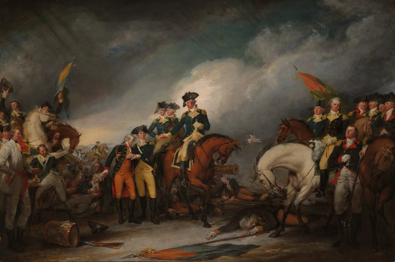 Dobytí Hessois v Trentonu, 26. prosince 1776 - John Trumbull