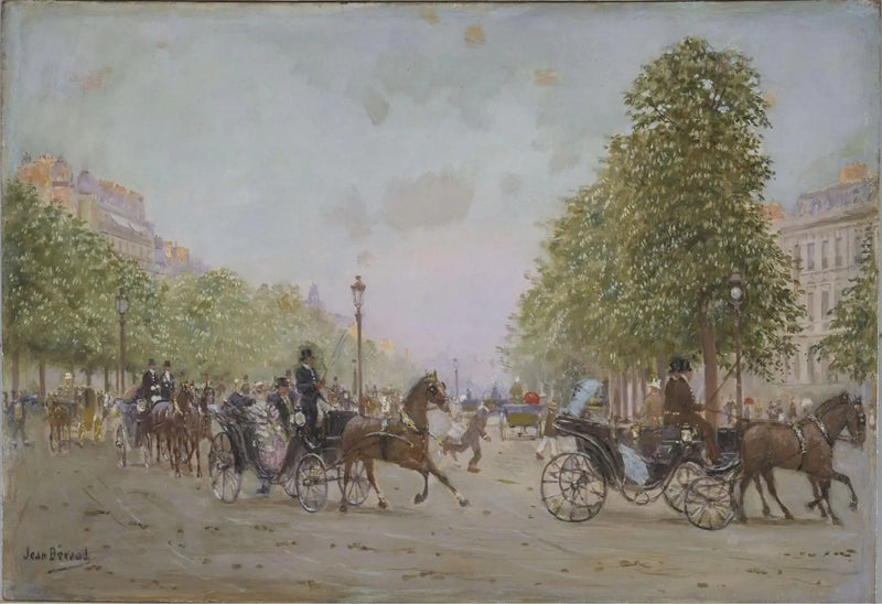 Procházka po Champs-Élysées - Jean Béroud