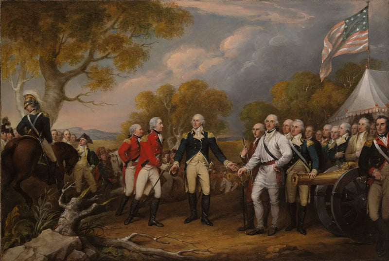 Kapitulace generála Burgoynea v Saratogě, 16. října 1777 - John Trumbull