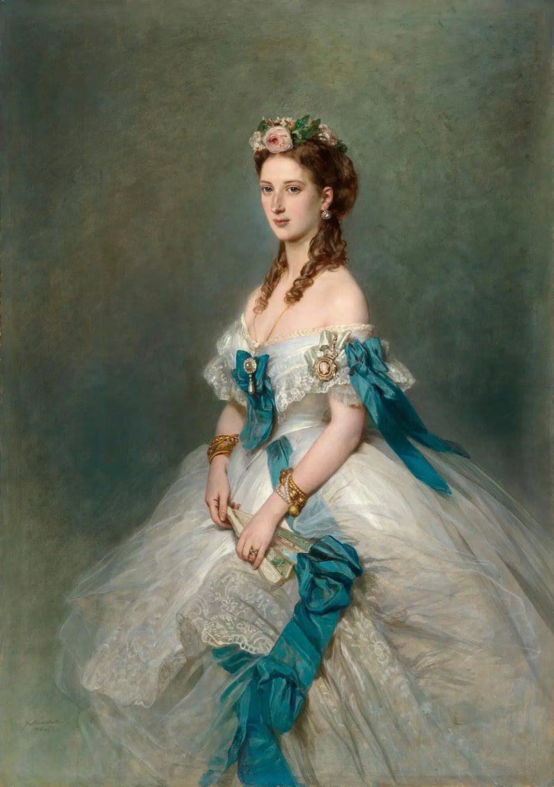 Královna Alexandra (1844-1925), když byla princeznou z Walesu - Franz Xaver Winterhalter