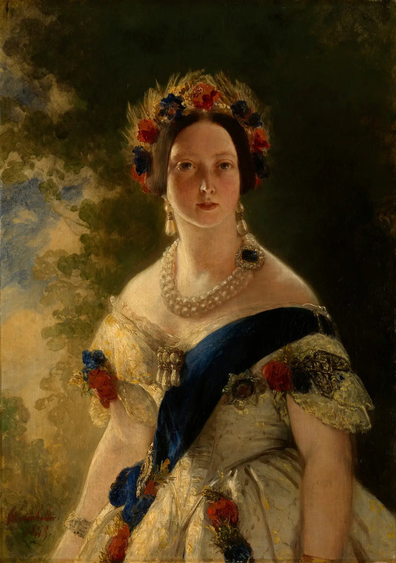 Královna Viktorie (1819-1901) - Franz Xaver Winterhalter