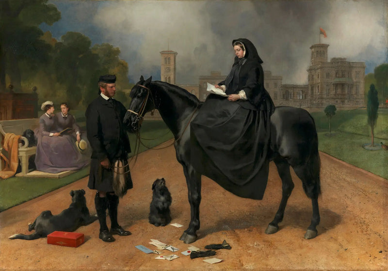 Královna Viktorie v Osborne - Edwin Henry Landseer