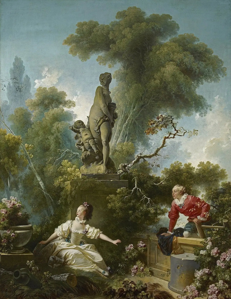 La Rencontre - Jean-Honoré Fragonard