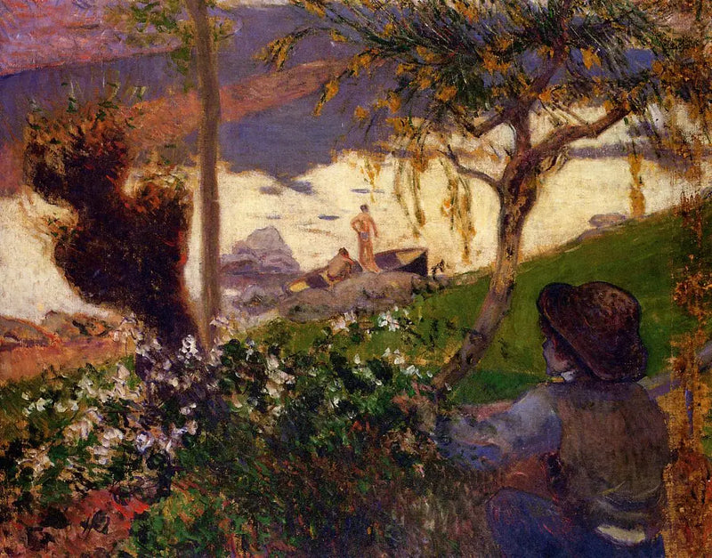 Bílá řeka - Paul Gauguin
