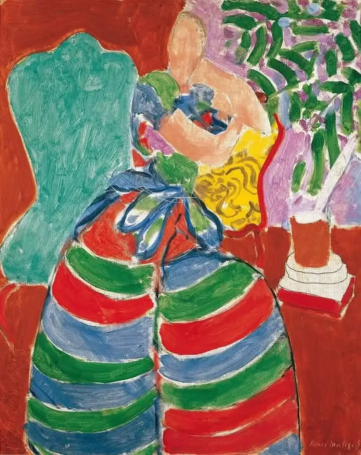 Pruhované šaty - Henri Matisse