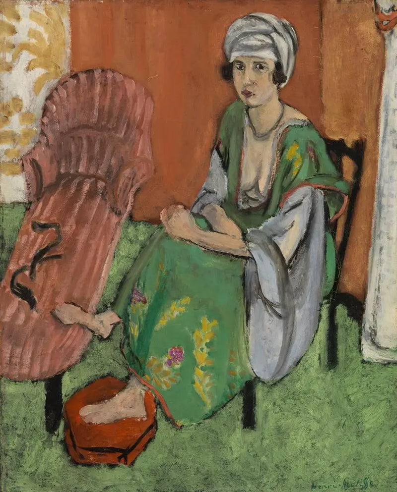 Zelené šaty - Henri Matisse