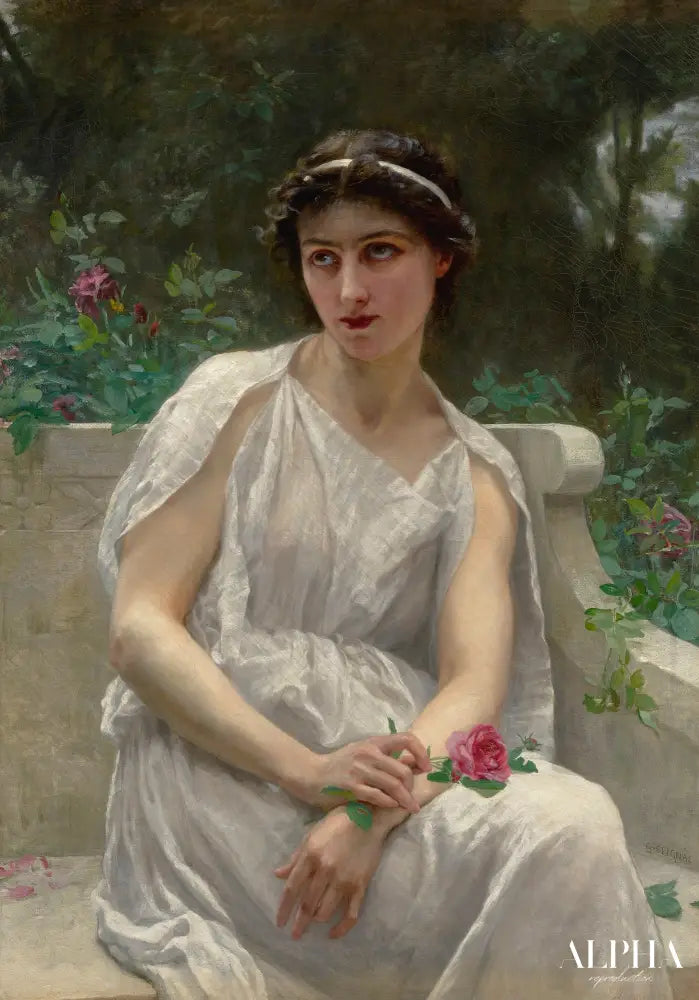 La rosa rossa - Guillaume Seignac - Reproductions de tableaux et peintures haut de gamme