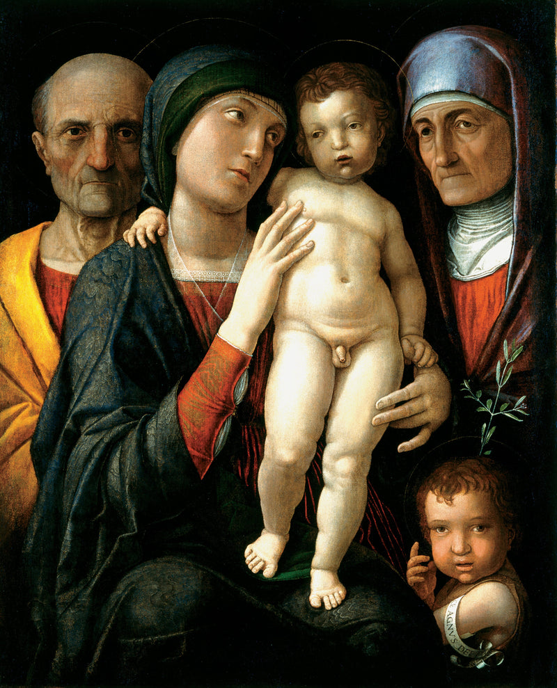 Svatá rodina - Andrea Mantegna