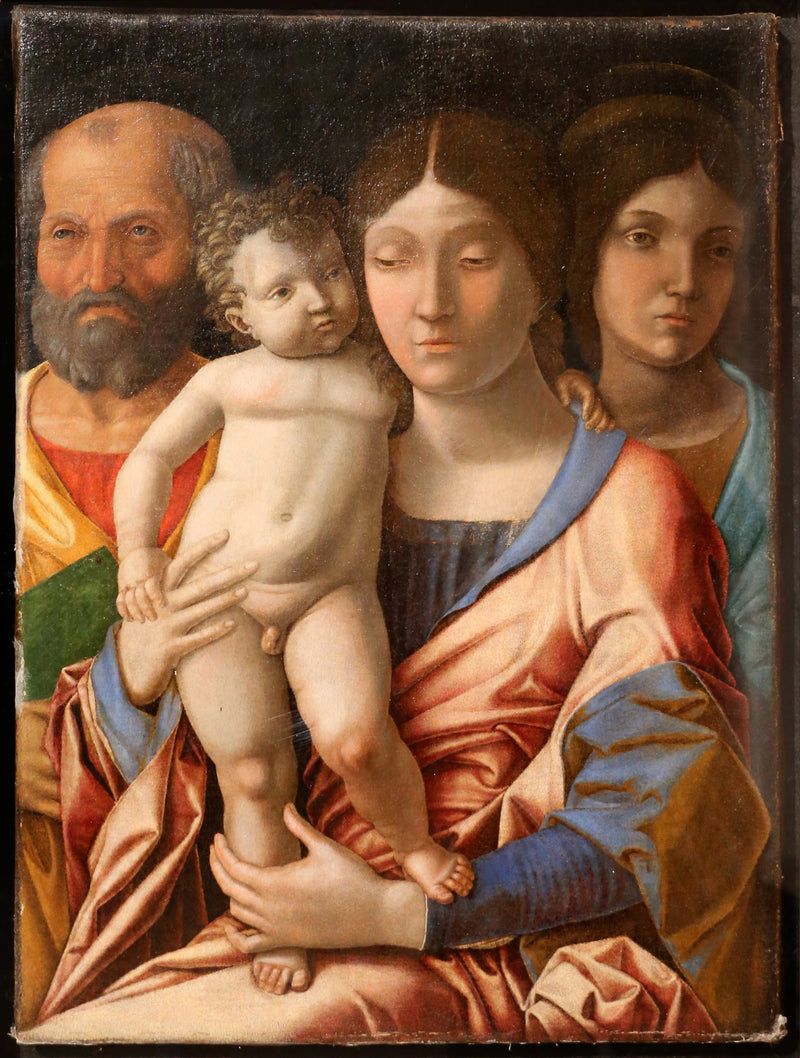 Svatá rodina a Marie Magdaléna - Andrea Mantegna