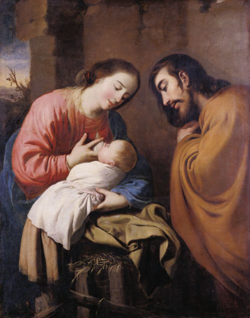 Svatá rodina - Francisco de Zurbarán