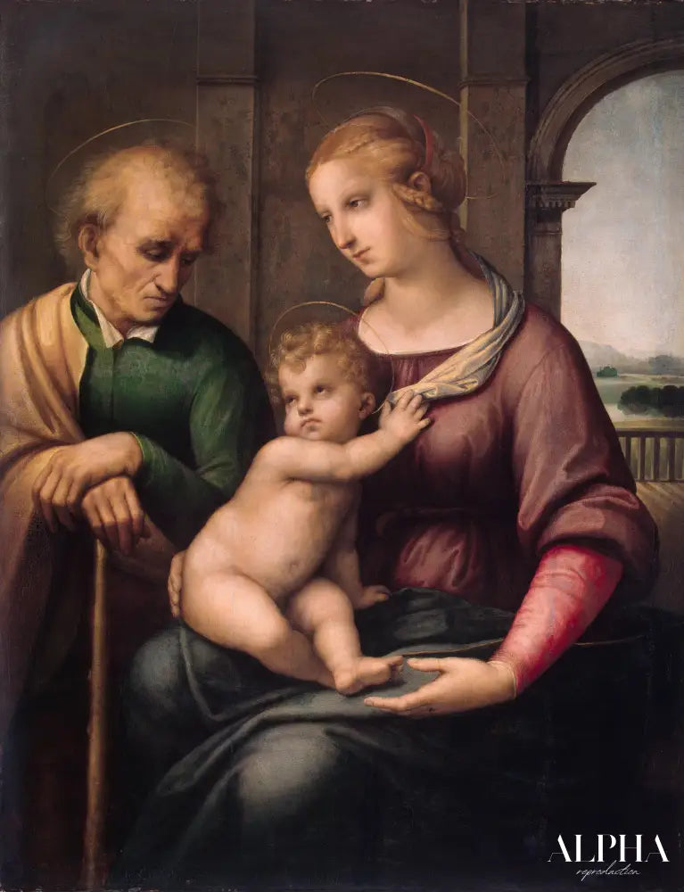 La Sainte Famille - Raphaël (peintre) - Reproductions de tableaux et peintures haut de gamme