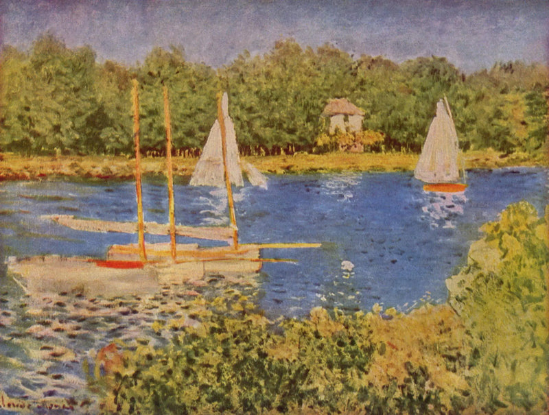 Seina v Argenteuil - Claude Monet