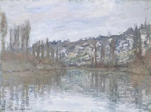 Seina po proudu od Vétheuilu - Claude Monet