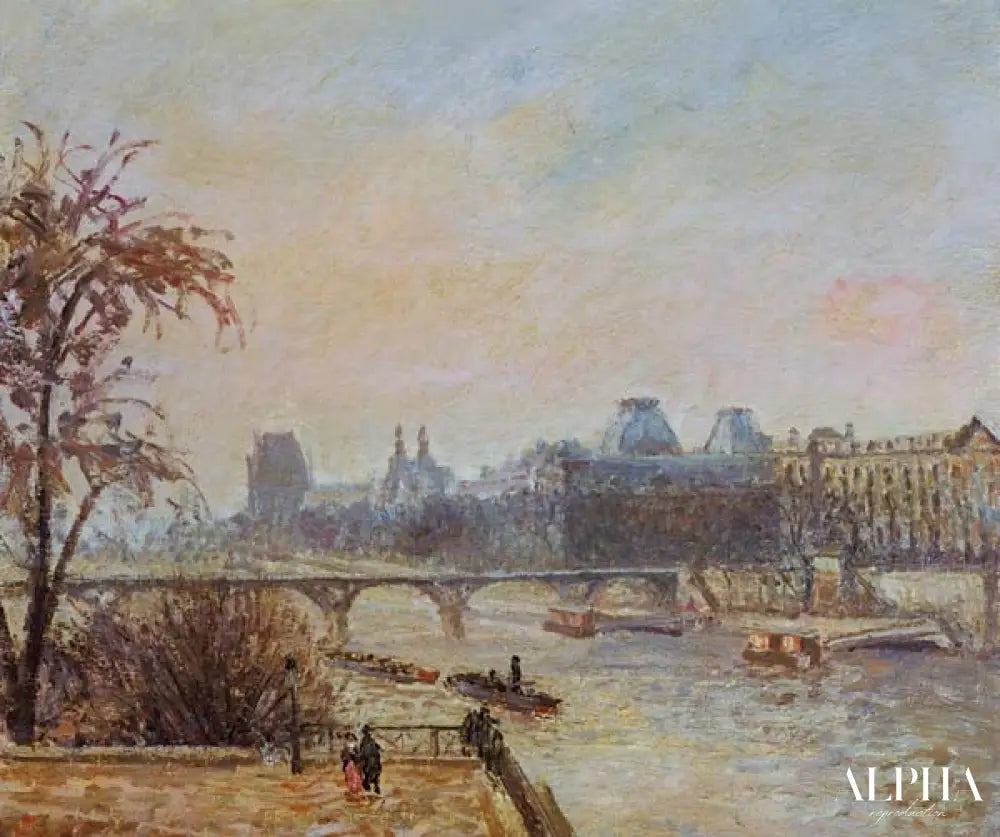 La Seine et le Louvre - Edouard Manet - Reproductions de tableaux et peintures haut de gamme