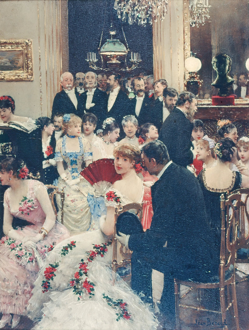 Večerní posezení. U klavíru - Jean Béraud