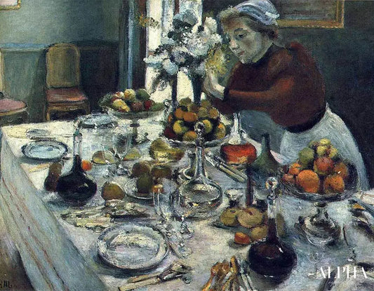 La table à manger - Matisse - Reproductions de tableaux et peintures haut de gamme