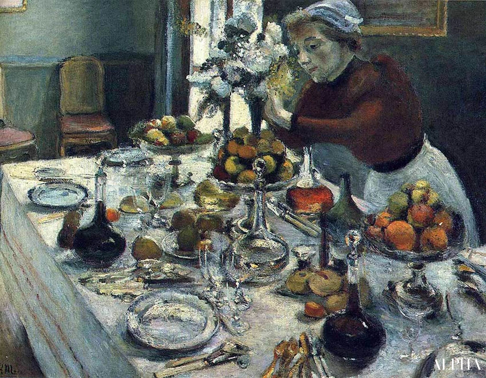 La table à manger - Matisse - Reproductions de tableaux et peintures haut de gamme