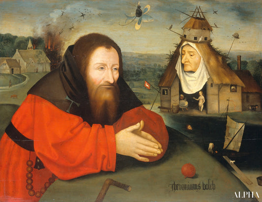 La Tentation de saint Antoine - Jérôme Bosch - Reproductions de tableaux et peintures haut de gamme