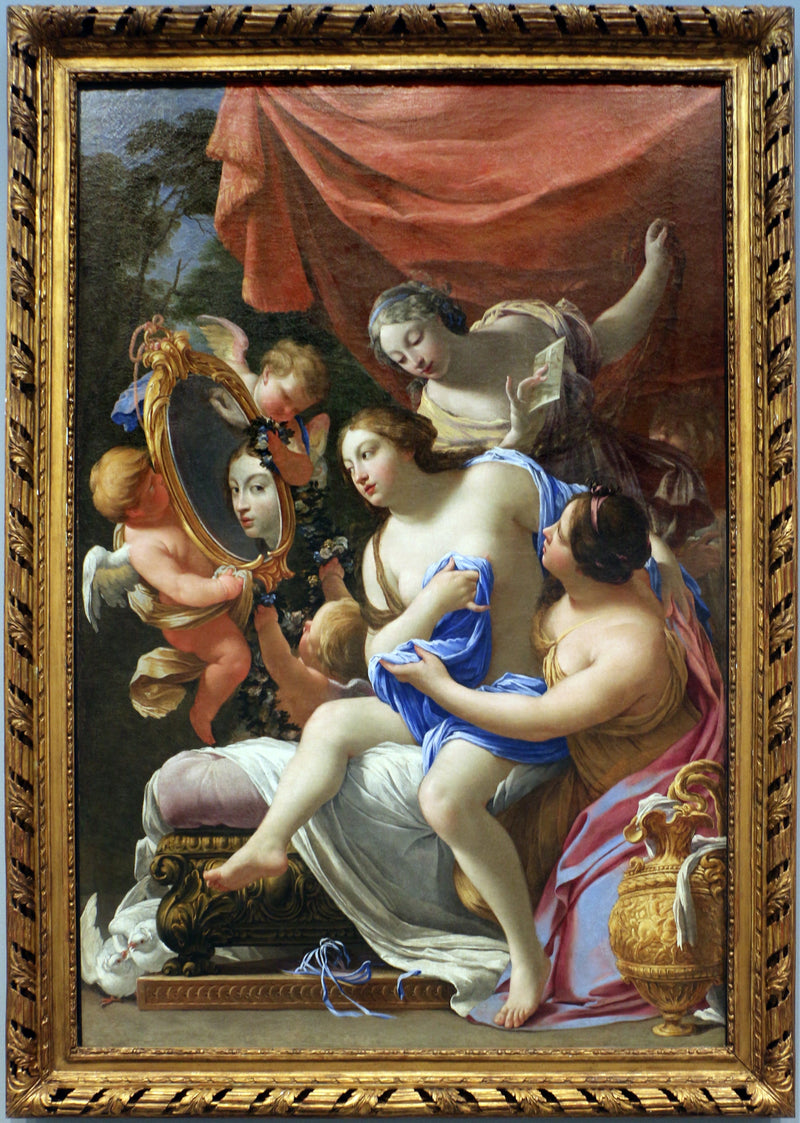 Venušina toaleta - Simon Vouet
