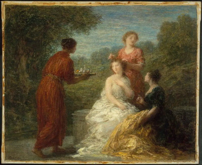 Koupelna - Henri Fantin-Latour