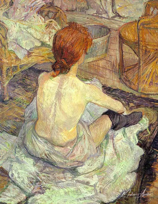 La Toilette - Toulouse Lautrec - Reproductions de tableaux et peintures haut de gamme