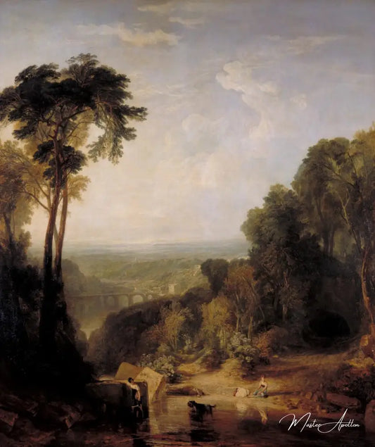 La Traversée du ruisseau - William Turner - Reproductions de tableaux et peintures haut de gamme