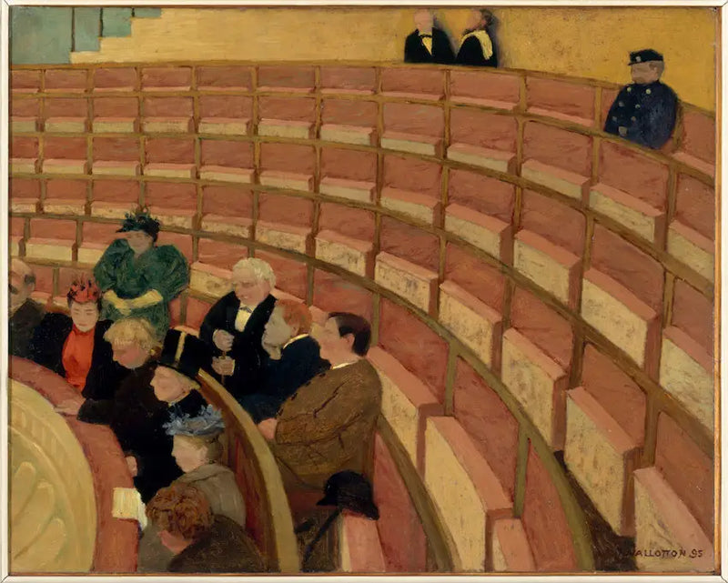 La Troisième galerie du théâtre du Châtelet - Felix Vallotton