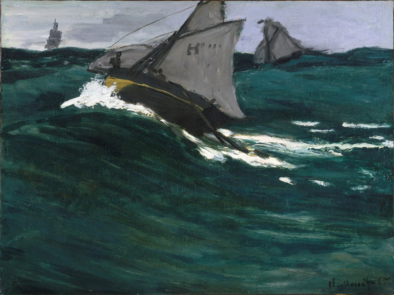 Zelená vlna - Claude Monet