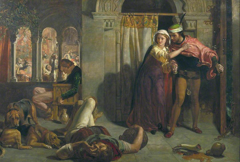 Předvečer svaté Anežky - William Holman Hunt