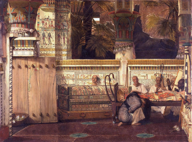 Egyptská vdova - Lawrence Alma-Tadema