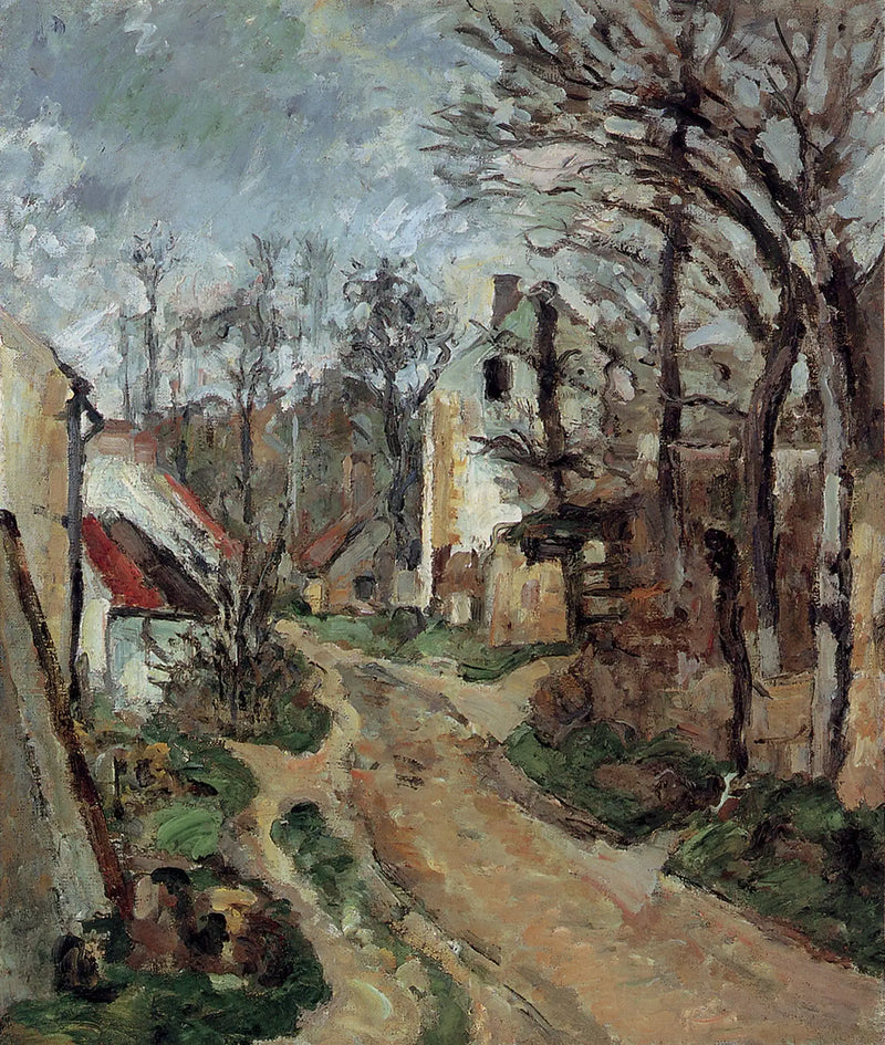 Stará cesta v Auvers-sur-Oise - Paul Cézanne