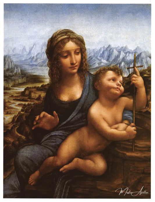 La Vierge au fuseau - Léonard de Vinci - Reproductions de tableaux et peintures haut de gamme