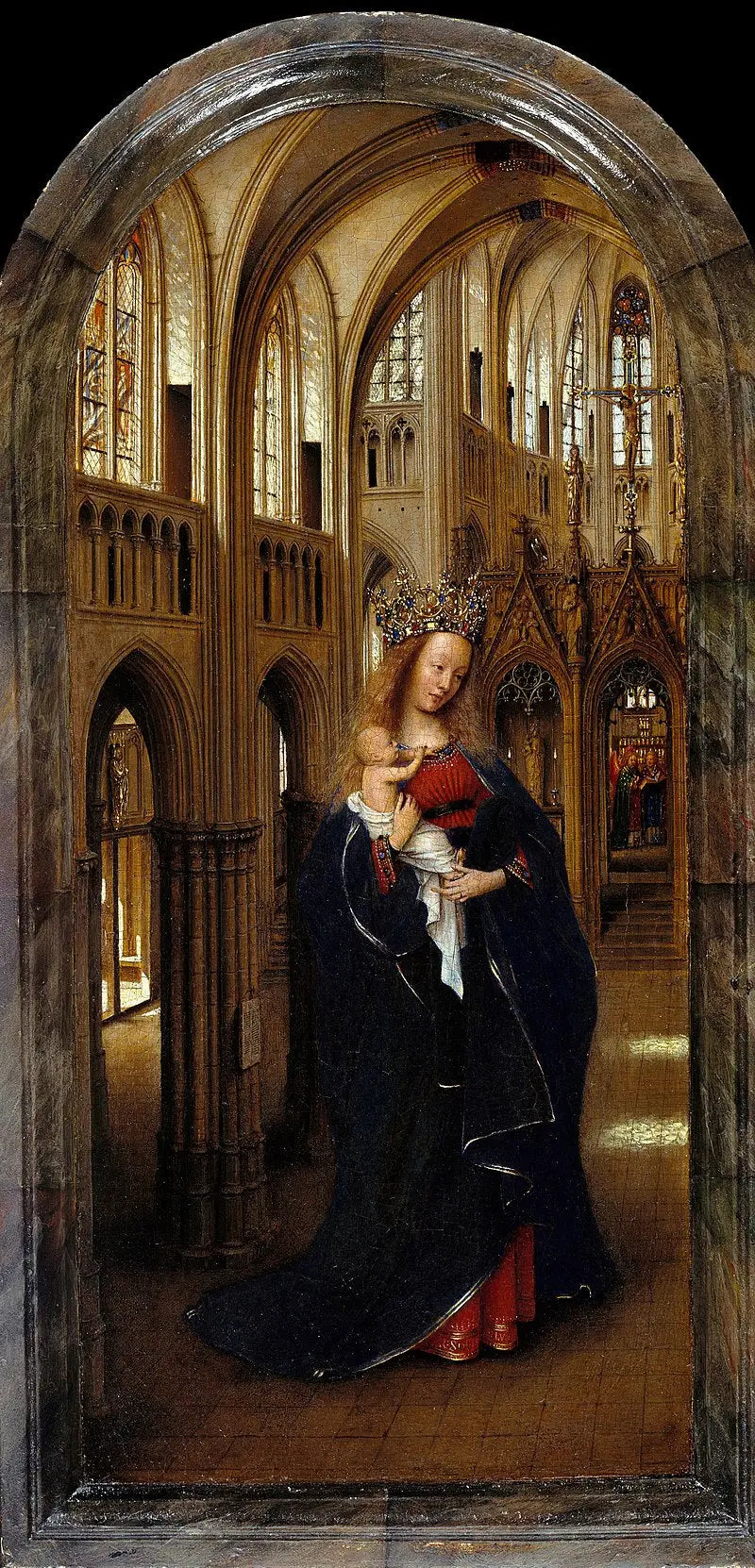 La Vierge dans une église - Jan van Eyck - Alpha Reproduction