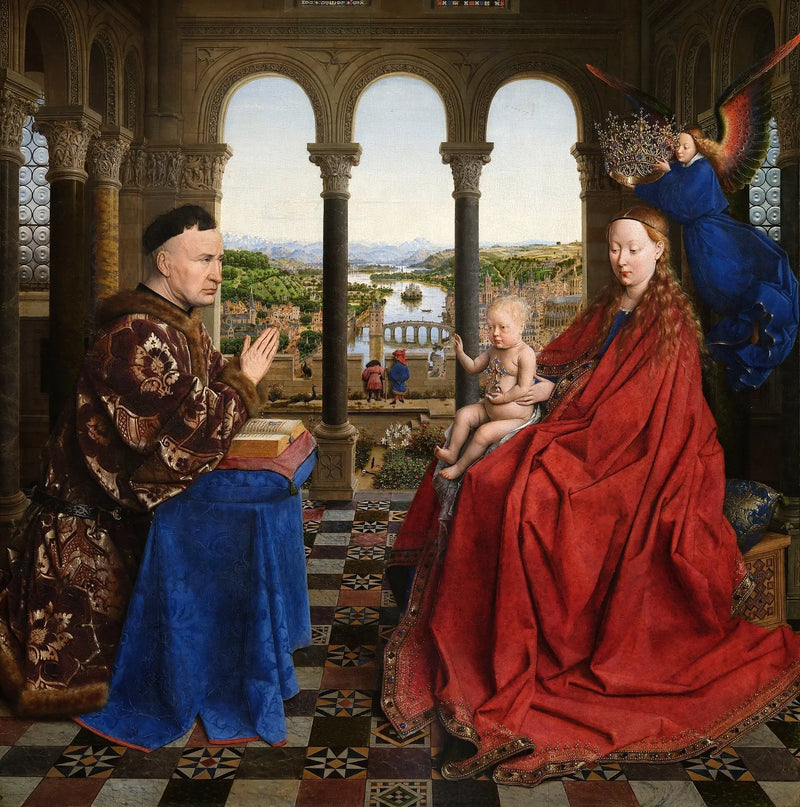 Panna Marie od kancléře Rolina - Jan van Eyck
