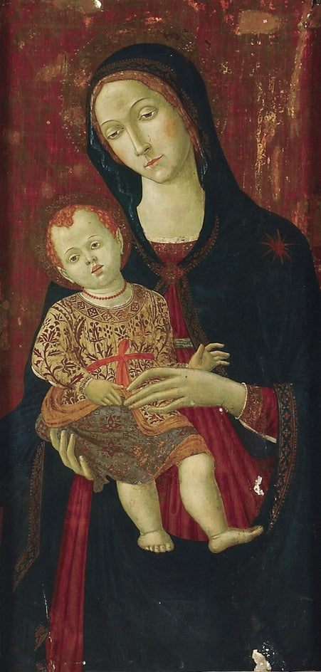 Panna Marie a dítě - Matteo di Giovanni