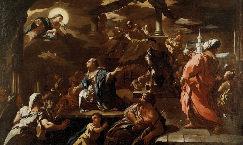 Vize Marie Egyptské - Luca Giordano