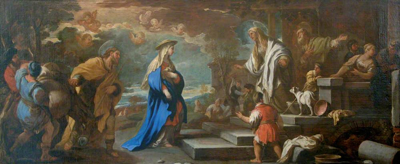 Navštívení - Luca Giordano