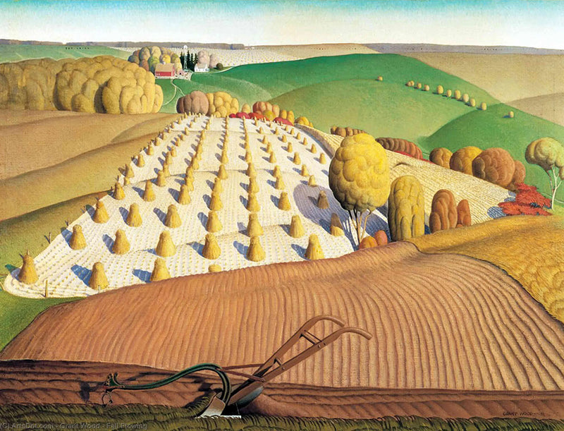 Podzimní práce - Grant Wood