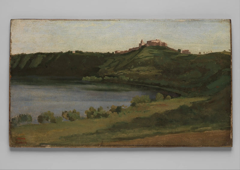Lac Albano a Castel Gandolfo - Jean-Baptiste Camille Corot