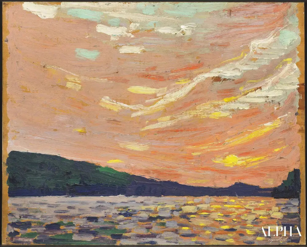 Lac de la fumée - Tom Thomson - Reproductions de tableaux et peintures haut de gamme