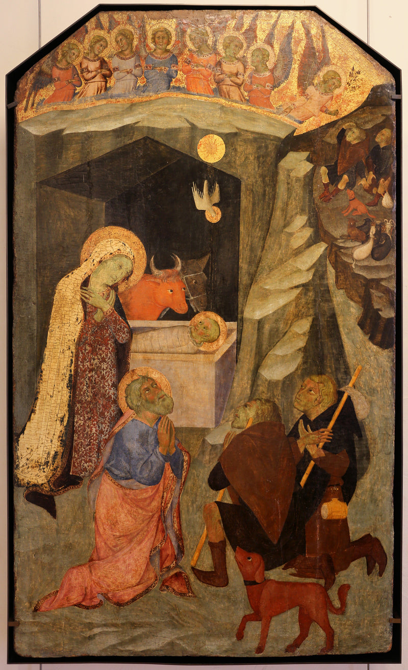 Uctívání pastýřů - Bartolo di Fredi