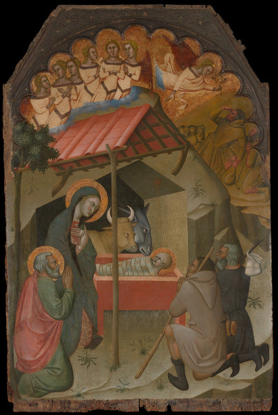 L’adoration des Bergers - Bartolo di Fredi - Alpha Reproduction