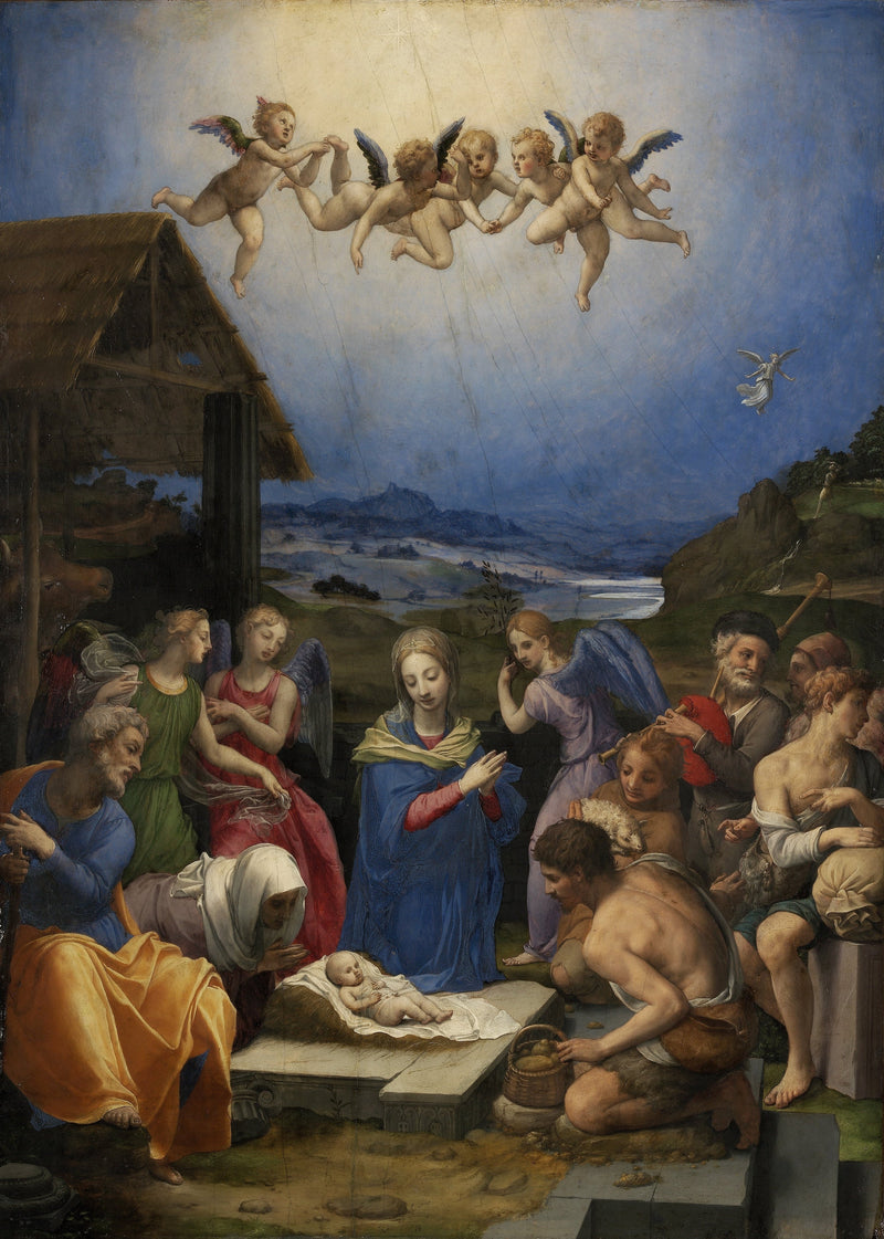 Uctívání pastýřů - Bronzino