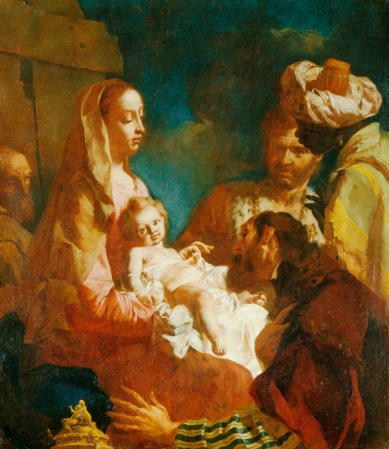 Uctívání mudrců - Giovanni Battista Piazzetta