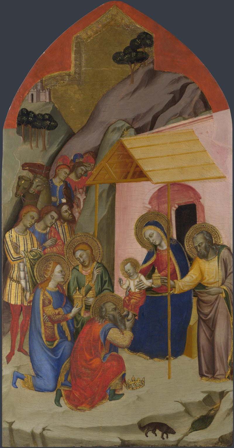 Uctívání králů - Jacopo di Cione