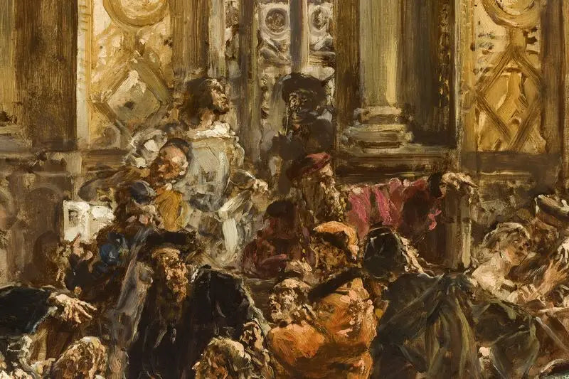 Zlatý věk literatury v 16. století, ze série „Dějiny civilizace v Polsku“ - Jan Matejko