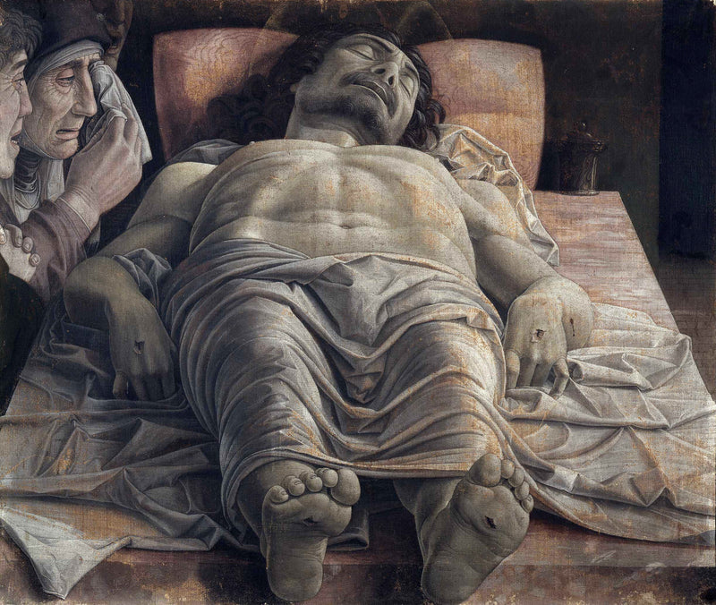 Lamentace nad mrtvým Kristem - Andrea Mantegna